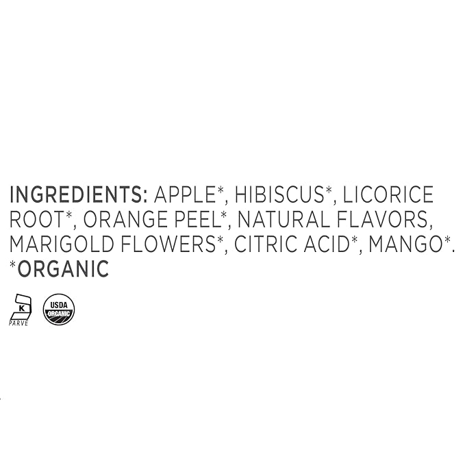 Tea Forte Mango Citron Premium Organic Loose Leaf Caffeine-Free Herbal Tea Blend Canister, Makes 35-50 Cups