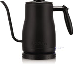 Load image into Gallery viewer, Bodum 34oz Bistro Gooseneck Electric Water Kettle, Pour Over Coffee &amp; Tea, Stainless Steel, Matte Black