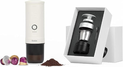 OutIn Nano Complete set Portable Espresso Machine with Double Shot Accessorries