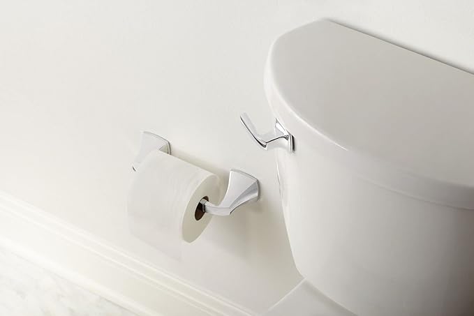 Moen YB5108CH Voss Pivoting Toilet Paper Holder, Chrome