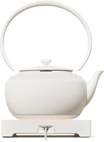 Load image into Gallery viewer, BALMUDA MoonKettle | Electric Kettle with Temp Control (122°F - 212°F) | HOLD &amp; Keep Warm | 900ml (30 fl oz) | Soothing Ambient Light &amp; Sound | Precision Pour Spout | White