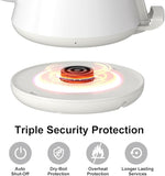 Load image into Gallery viewer, Electric Kettle, Gooseneck Electric Water Kettle for Pour Over Coffee &amp; Tea, 0.8L Quick Heating Small Hot Water Kettle Electric, Stainless Steel, Auto-Off &amp; Boil Dry Protection, Matte White