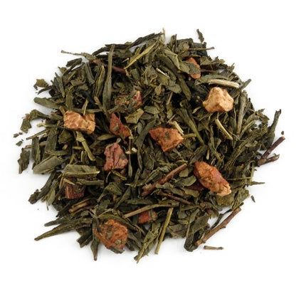 English Tea Store Granny Green Apple Tea Pouches - 4oz | Loose Leaf Green Tea | Refreshing Apple Flavor || Fruity Aromatic Blend | Great Hot or Iced