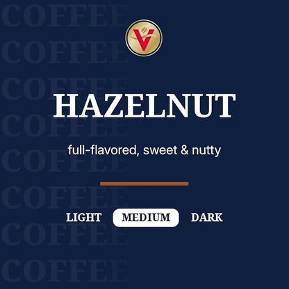 Victor Allen's Coffee Hazelnut Flavored, Medium Roast, 80 Count, Single Serve Coffee Pods for Keurig K-Cup Brewers