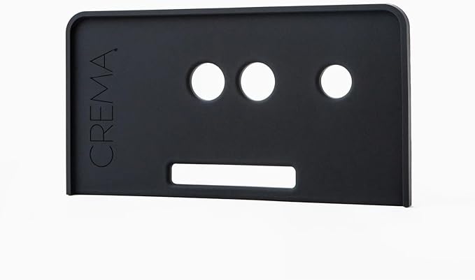Crema Coffee Products Tamping Mat for Infuser | Non-Slip Silicone Protection for Countertops & Portafilters | Precision Fit with Drip Tray & Vent Holes | Easy to Clean, Durable Espresso Tamping Pad