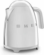 Load image into Gallery viewer, SMEG 50's Retro Style Electric Water Kettle with Automatic Shutoff, Removable Base, and Water Indicator, KLF03SSUS, Polished Stainless Steel