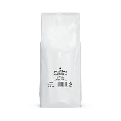 Cameron's Coffee Roasted Whole Bean Coffee, Organic Espresso, 4 Pound
