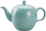 Load image into Gallery viewer, Antique Ceramic Teapot Coffee Pot with Infuser, 400ml (1-2 cups) Small Porcelain Tea Pots for Loose Leaf Tea, with Removable Stainless Steel Strainer and Lid for Gift (Cyan)