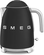 Load image into Gallery viewer, SMEG 50's Retro Style Electric Water Kettle with Automatic Shutoff, Removable Base, and Water Indicator, KLF03BLMUS, Matte Black
