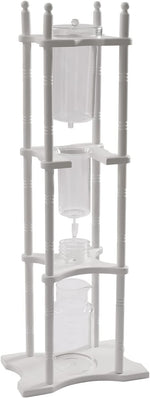 Load image into Gallery viewer, Cold Brew Drip Coffee Maker, 2500ml/84.54oz Ice Coffee Brewer Machine Dripper Pot Cold-Drip Coffee Tower with Glass Container Wood Stand for Home Office