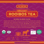Load image into Gallery viewer, My Red Tea | USDA Organic Rooibos Tea | 80 Tagless Teabags | Single-Origin, Farmer-Friendly, Caffeine-Free | Sustainably Farmed in South Africa | Pure &amp; Natural