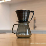 Load image into Gallery viewer, Ethoz® Pour Over Coffee Maker – Sustainable Stainless Steel Pour Over with Built-In Reusable Filter, Flat/Convex Bottom for Even Extraction, Eco-Friendly Design, Precision Anywhere Brewing