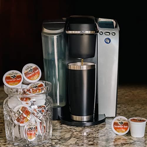 Roast Ridge Single Serve Coffee Pods for Keurig K Cup Brewers, Cinnamon Swirl, Medium Roast, 100 Count