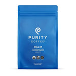 Load image into Gallery viewer, Purity Coffee CALM Decaf Ground Coffee - Natural Water Decaffeinated Coffee - USDA Organic and Third-Party Tested for Antioxidants, Mold, Mycotoxins and Pesticides - 12oz (Purity Calm, medium_roast) | Ground| CALM