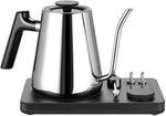 Load image into Gallery viewer, DJ Electric Gooseneck Kettle for Pour Over Coffee &amp; Tea - Water Boiler - Turntable Design - Quick Heating &amp; Temperature Control - Stainless Steel