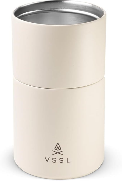 Nest Pour Over Coffee Set, Transportable and Compact Pour Over Set with 10 oz Double Walled Mug, Cream