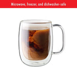 Load image into Gallery viewer, ZWILLING Sorrento Plus 2-pc Double-Wall Glass Coffee Mug Set, Clear