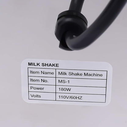 Electric Milkshake Maker Machine, 180W Milk Shake Mixer Machine with 28oz Stainless Steel Mixing Cup, Commercial Milkshake Blender & Drink Mixer for Home or Business