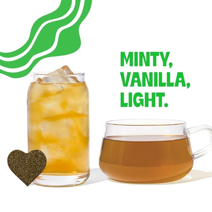 Tea Drops 30 Bulk Pack Organic Peppermint Bagless Tea - Loose Leaf, Lightly Sweetened, On-The-Go. Plastic-Free - Iced or Hot Tea