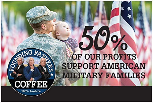 Founding Fathers Coffee Single Serve Pods for Keurig 2.0 K-Cup Brewers, Donut Shop, 80 Count