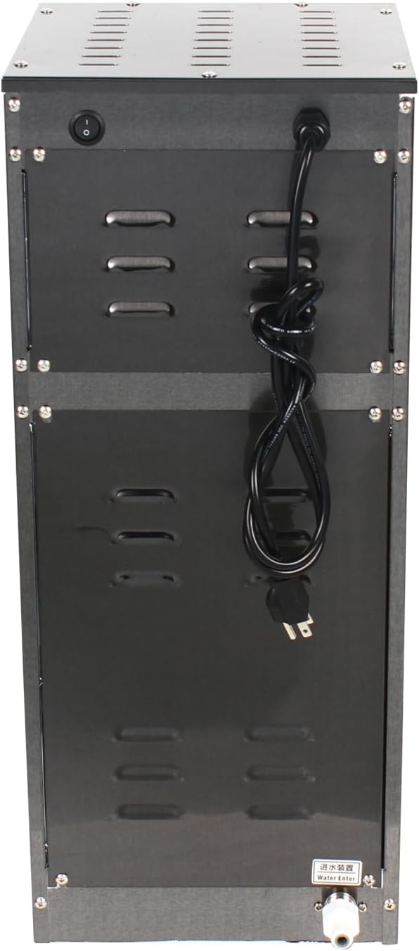 2500W Steam Water Boiling Machine, 12L Commercial Milk Frother Milk Foamer for Tea Restaurant Equipment, Bakery Equipment Multiple Functions 360° Water Valve Milk Foam Maker