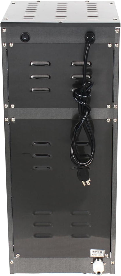 2500W Steam Water Boiling Machine, 12L Commercial Milk Frother Milk Foamer for Tea Restaurant Equipment, Bakery Equipment Multiple Functions 360° Water Valve Milk Foam Maker