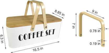 SOTECH Pour Over Coffee Maker Set Pour Over Coffee Dripper Manual Coffee Mill Grinder glass pour over coffee maker