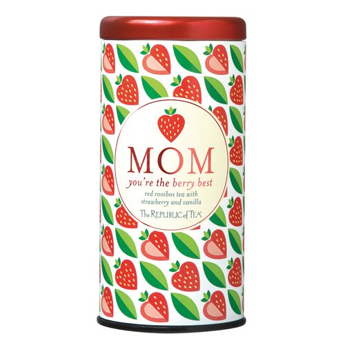 The Republic of Tea Mom You're The Berry Best Tea, 36 Tea Bags, Gourmet Tea, Strawberry Vanilla Tea Gift