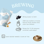 Load image into Gallery viewer, Brain Fog Tea for Herbal Focus &amp; Memory, AIP AutoimmuniTea Protocol Diet Compliant Foods, Whole 30, Paleo Friendly - Nootropics Support Herbs Gingko Biloba, Peppermint, Gotu Kola