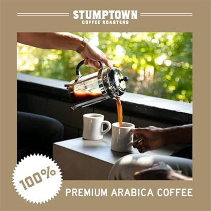 Stumptown Coffee Roasters, Medium Roast Organic Whole Bean Coffee - Hundred Mile, Flavor Notes of Jam and Toffee, 24 Ounces (2 Bags of 12 Ounces)