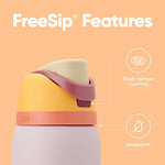 Load image into Gallery viewer, Owala FreeSip Insulated Stainless Steel Water Bottle with Straw for Sports and Travel, BPA-Free, 32 Ounce, Candy Store
