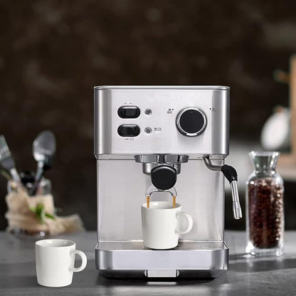 homEdge Mini Porcelain Espresso Cup, 4 Ounces / 120 ml Tiny Ceramic Coffee Mugs Demitasse for Espresso, Tea- Set of 6, White