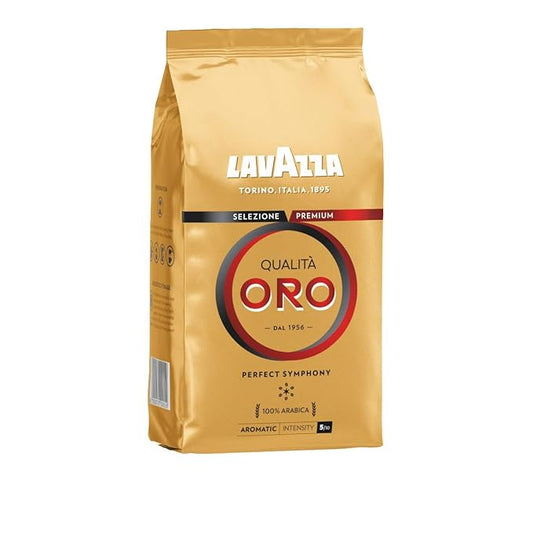 Lavazza QualitÃƒÆ’ Oro , 1er Pack (1 x 1 kg Packung)