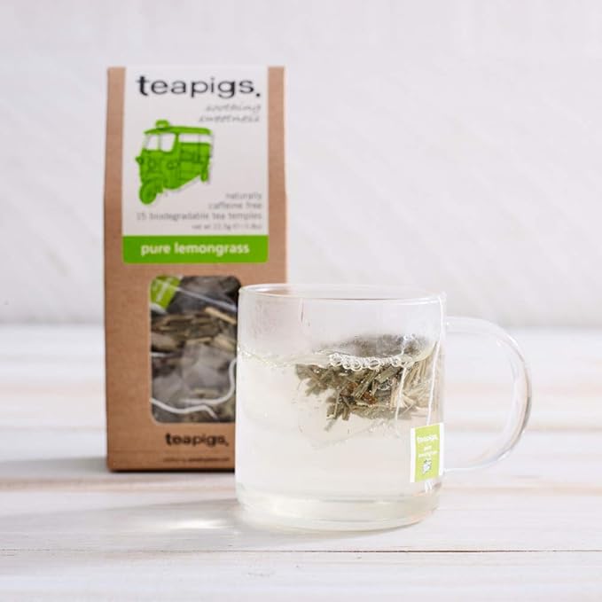 Teapigs Pure Lemongrass Tea Bags Made With Whole Leaves (1 Pack of 15 Tea Bags)