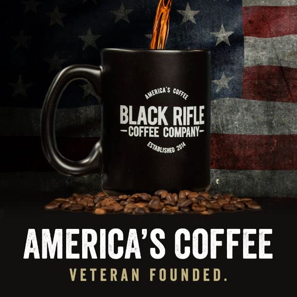 Black Rifle Coffee Company Silencer Smooth, 50 Count, Light Roast K Cups - Single Serve K Cups Coffee Pods - Kcup Pods Compatible with Keurig 1.0 & 2.0 - Made from Arabica Beans