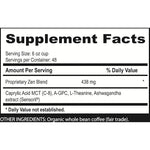 Load image into Gallery viewer, Brain Bean Zen-Blend Organic Coffee Whole Bean with Caprylic Acid MCT (C-8), A-GPC, L-Theanine &amp; Ashwagandha Extract - Premium Grade Organic Coffee Beans for Focus &amp; Calm Support -16 Oz (3-Pack)