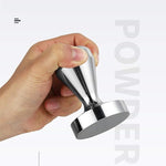 Load image into Gallery viewer, 53mm Coffee Tamper Stainless Steel Espresso Tamper Flat Base Coffee Calibrated Tamper Flat Base Barista Office Family Espresso Coffee Maker Accessories(Ordinary, 53mm)
