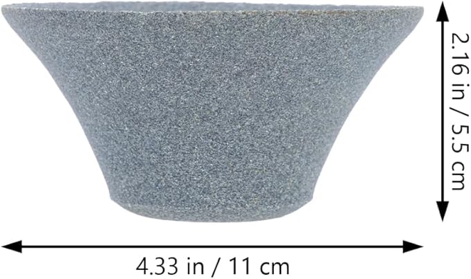 2Pcs Japanese Coffee Filters Ceramic Coffee Dripper Reusable Dripper Paperless Tea Strainer Light Grey, 4.52x4.52x2.36inch