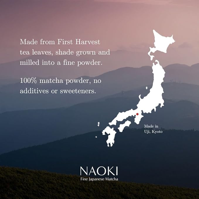 Naoki Matcha Superior Ceremonial Blend – Authentic Japanese First Harvest Ceremonial Grade Matcha Green Tea Powder from Uji, Kyoto (100g / 3.5oz)