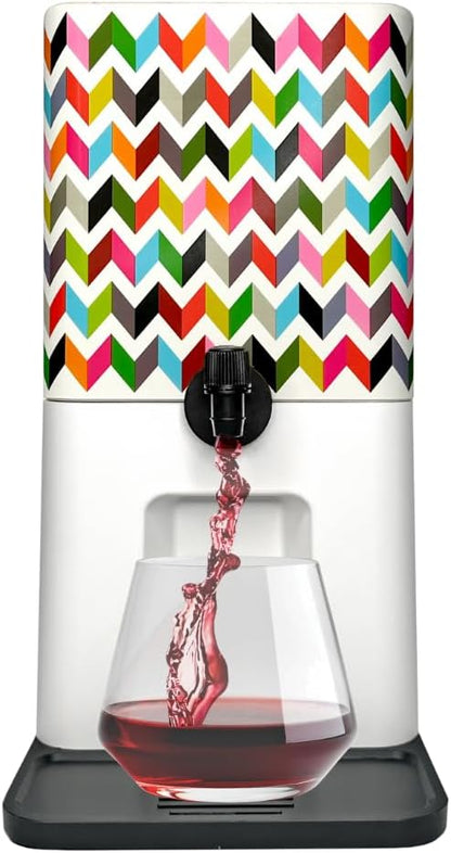 Bebly Box Drink Dispenser and Wine Dispenser | ZIGGY Design | Insulated - No Sweating - No Watered Down Drinks - Simple - Stylish - Mess Free Beverage Dispenser | Includes Freezable, Reusable 3L Bag