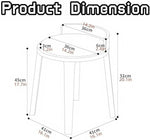 Load image into Gallery viewer, Vanity Chair with Small Back Vintage Style Makeup Chair Round Vanity Stool Wood Frame for Makeup Room ﻿ Creative idea