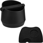 Load image into Gallery viewer, 6 Inch Large Capacity Design Espresso Knock Box Tamping Mat Espresso Machine Accessories Set of 2 with Removable Knock Bar and Anti-Slip Base for Home Office Barista Tools for Bar Shop