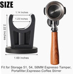 Load image into Gallery viewer, Wall Mounted Magnetic Hand Tamper Holder,Portafilter Organizer Fit for Storage 51, 54, 58MM Espresso Tamper,Portafilter,Espresso Coffee Stirrer,1Pieces