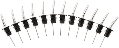 Barfly Cocktail Liquor Pourer, Set of 12, Stainless