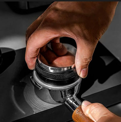 BLACKROOT 51mm Precision Coffee Distributor and Tamper, Dual Head Leveler Tool with Adjustable Depth for Consistent Espresso Puck Prep, Fits 51mm Portafilters