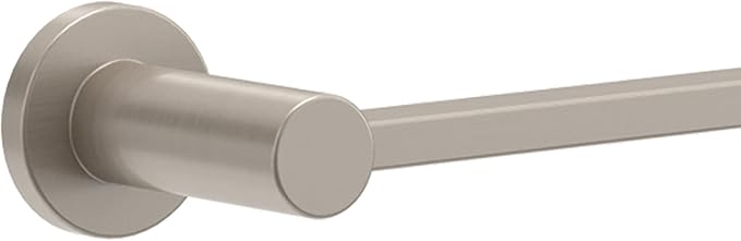 Franklin Brass Kildare 3-Piece Bathroom Set Satin Nickel 18" + 6" Towel Rack, Toilet Paper Holder/Hand Towel Holder, Hook | 3-Piece Bath Hardware Accessories Set KLD63-SN