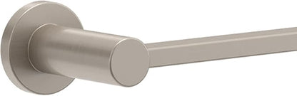 Franklin Brass Kildare 3-Piece Bathroom Set Satin Nickel 18" + 6" Towel Rack, Toilet Paper Holder/Hand Towel Holder, Hook | 3-Piece Bath Hardware Accessories Set KLD63-SN