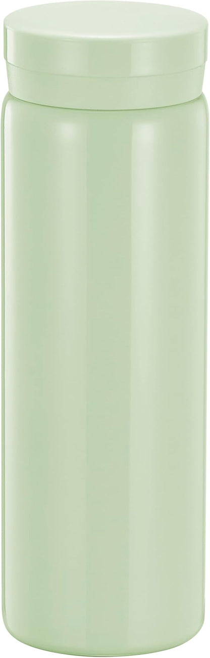 10oz Mini Water Bottle Stainless Steel Thermos Small Flask - Insulated Vacuum, Leak Proof, Keeps Drinks Hot/Cold - Ideal for Coffee, Tea, Water - Light green