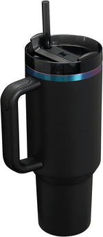 Load image into Gallery viewer, Stanley Quencher H2.0 Tumbler with Handle and Straw 40 oz | Flowstate 3-Position Lid | Cup Holder Compatible for Travel | Insulated Stainless Steel Cup | BPA-Free | Black Chroma