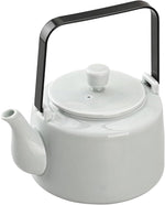 Load image into Gallery viewer, Antique Ceramic Teapot Coffee Pot with Infuser, 400ml (1-2 cups) Small Porcelain Tea Pots for Loose Leaf Tea, with Removable Stainless Steel Strainer and Lid for Gift (Light Cyan(Handle))